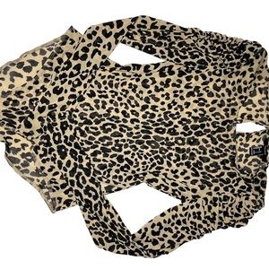 F21 Leopard bodysuit, Size Large